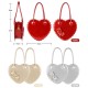 Sheep Puff Heart Shaped Patent PU Bag(Limited Reservation/7 Colours/Full Payment Without Shipping)
